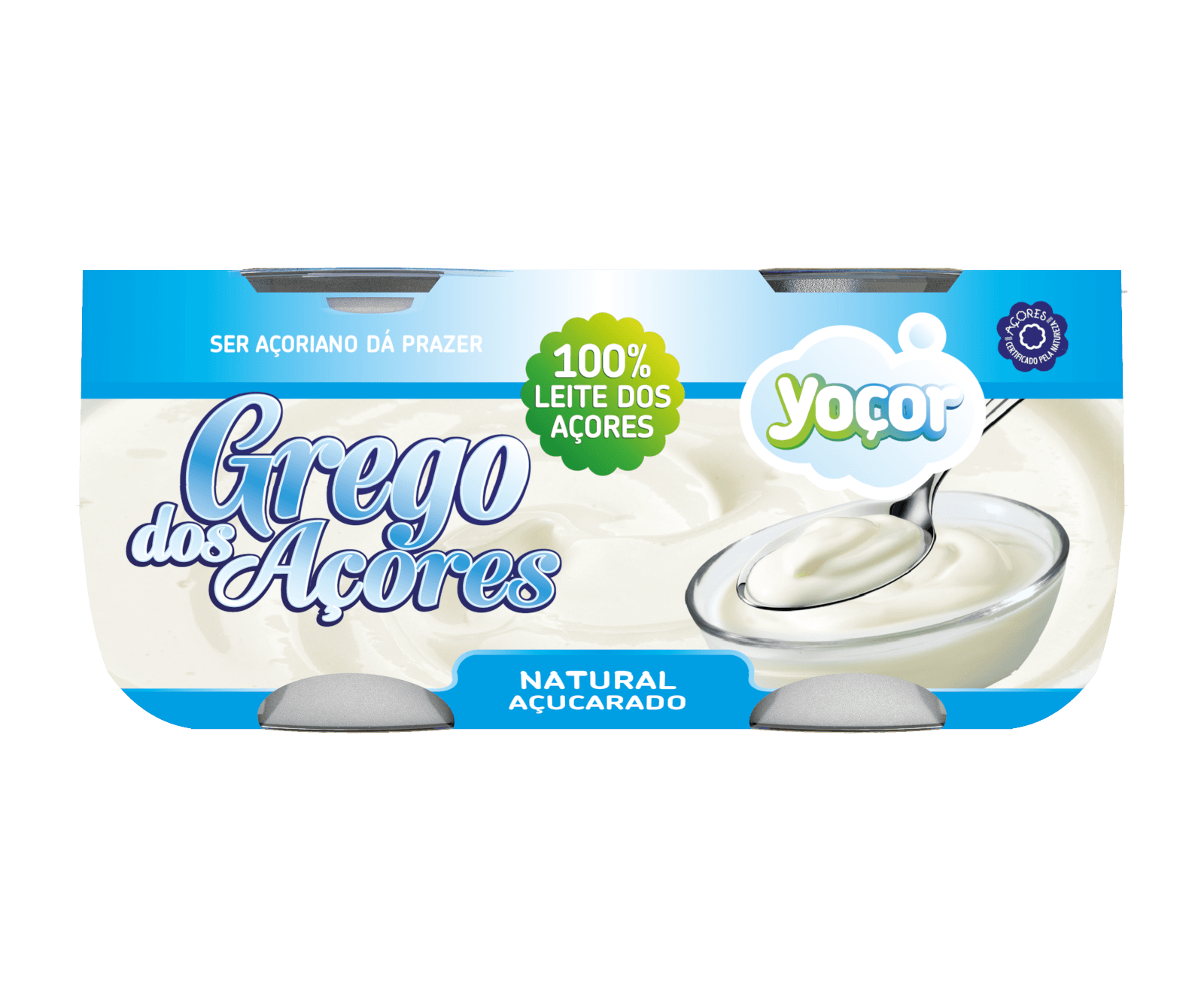 Iogurte Grego dos Açores Natural Açucarado 4x115 gr