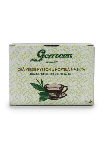 Chá Verde Hysson & Hortelã Pimenta 20 x 2 gr