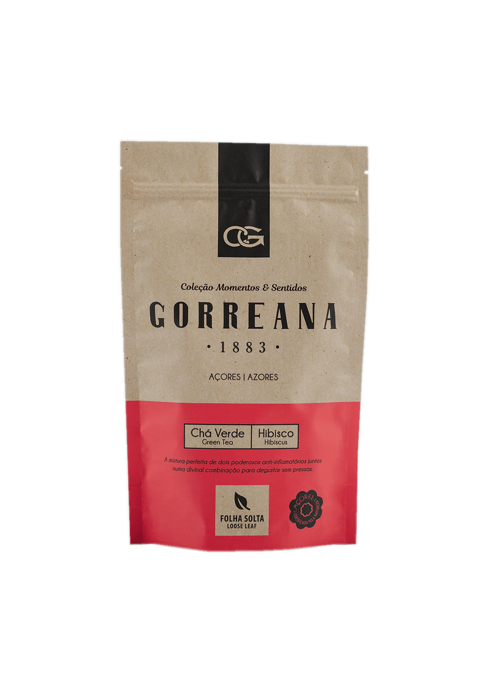 Chá Verde + Hibisco (Folha Solta) 80gr