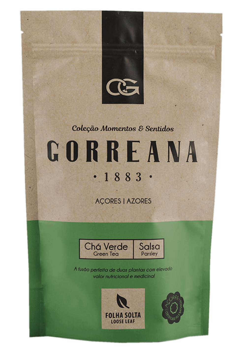 Chá Verde + Salsa (Folha Solta) 80gr