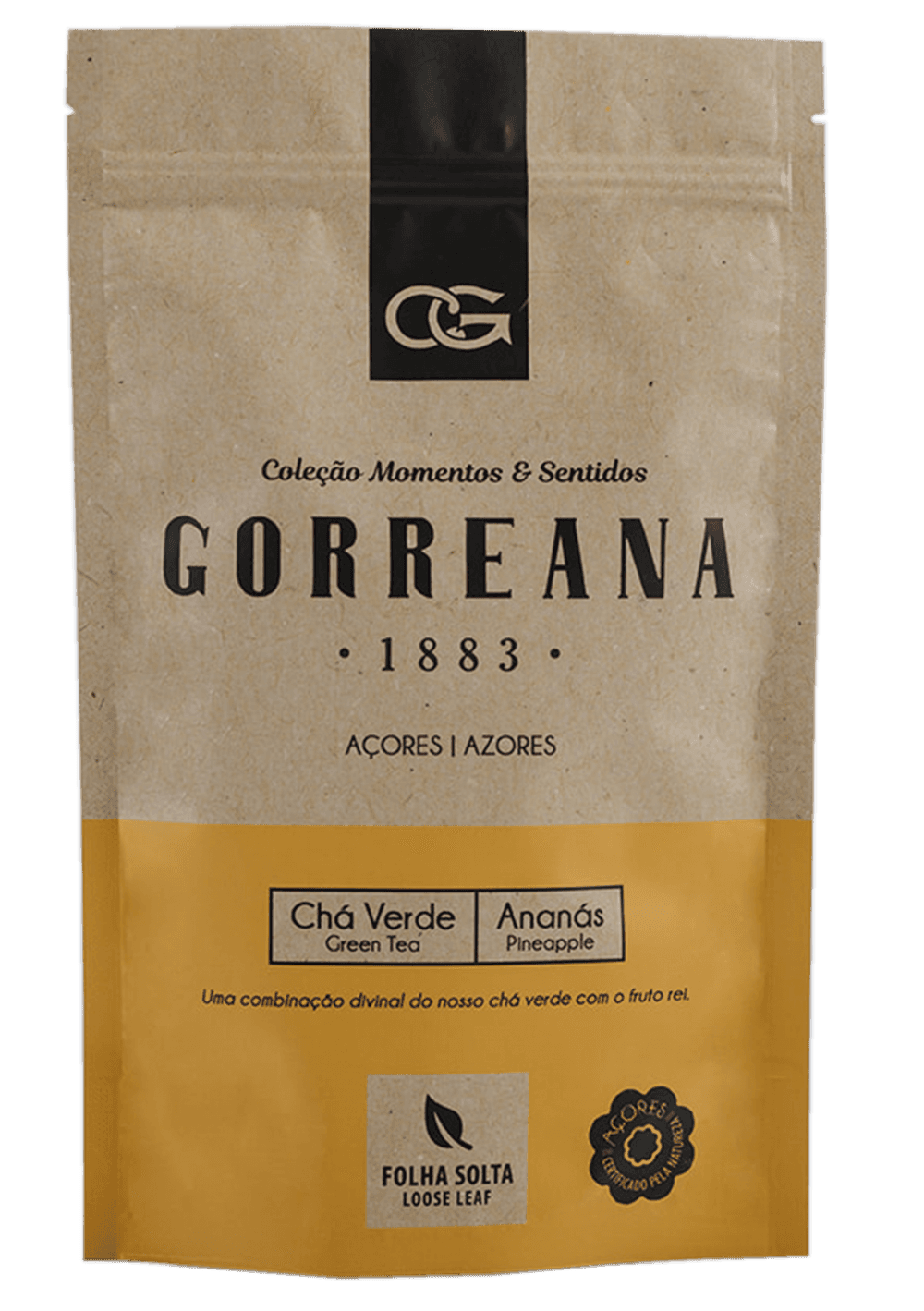 Chá Verde + Ananás (Folha Solta) 80gr