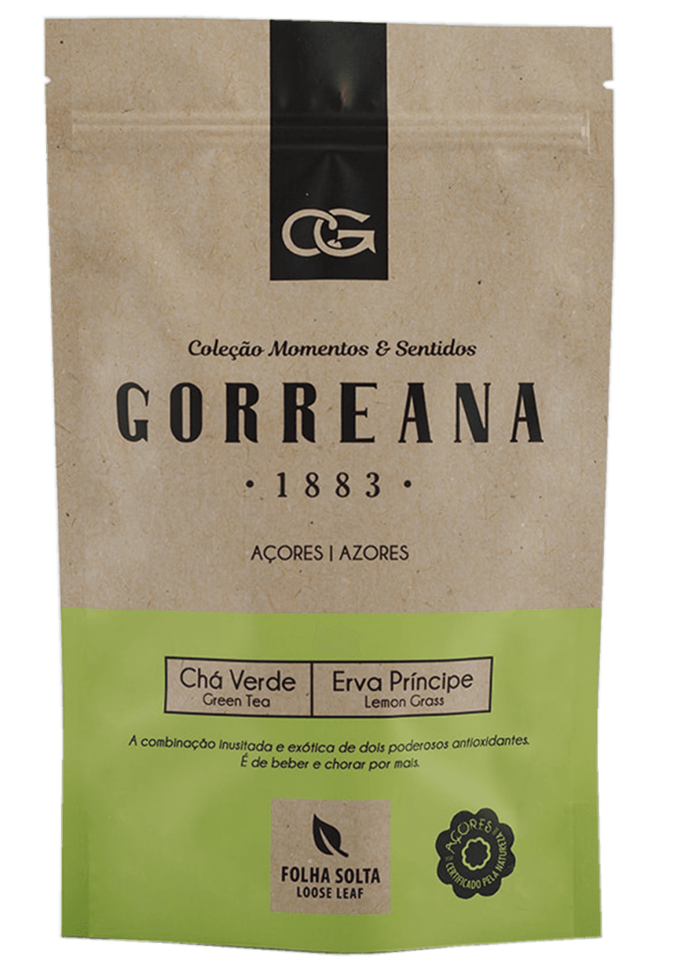 Chá Verde + Erva Príncipe (Folha Solta) 80gr