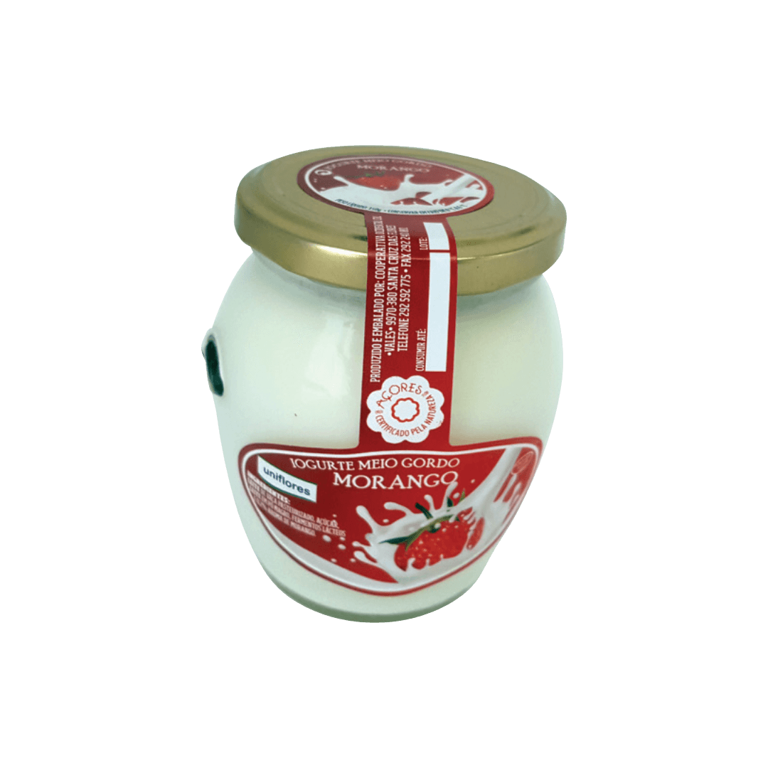 Iogurte Meio Gordo Morango 200 gr
