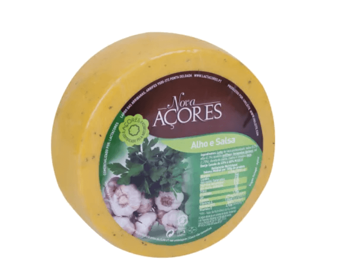 Queijo Nova Açores Alho e Salsa Inteiro 1 Kg