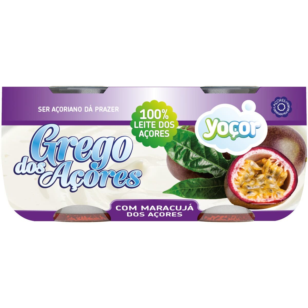Iogurte Grego dos Açores com Maracujá 4x115 gr