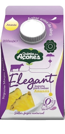 Iogurte Líquido Elegant Ananás 200ml