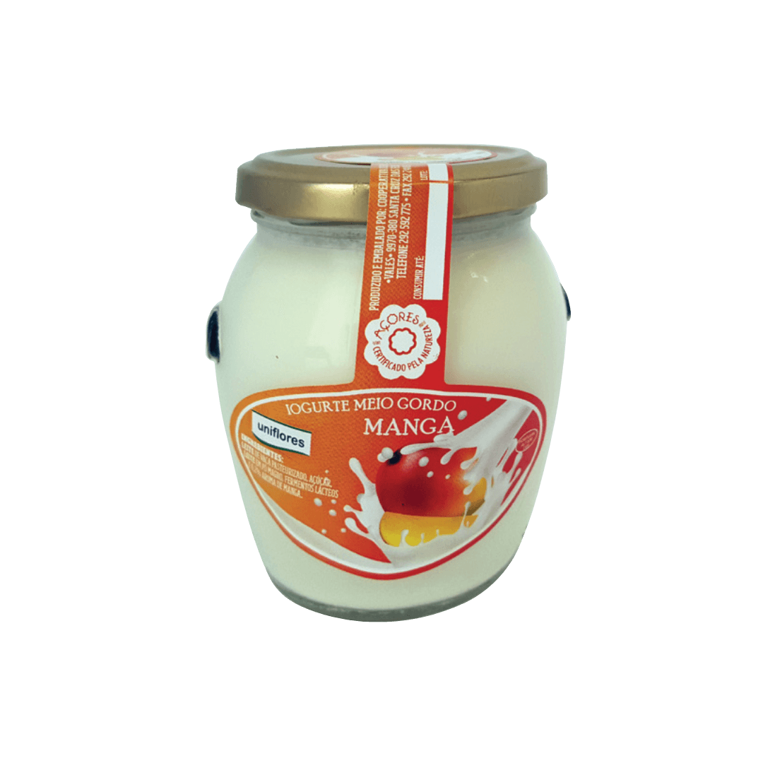 Iogurte Meio Gordo Manga 200 gr