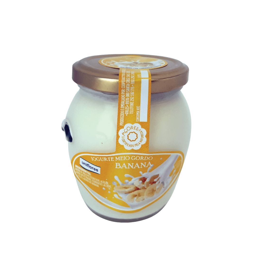 Iogurte Meio Gordo Banana 200 gr
