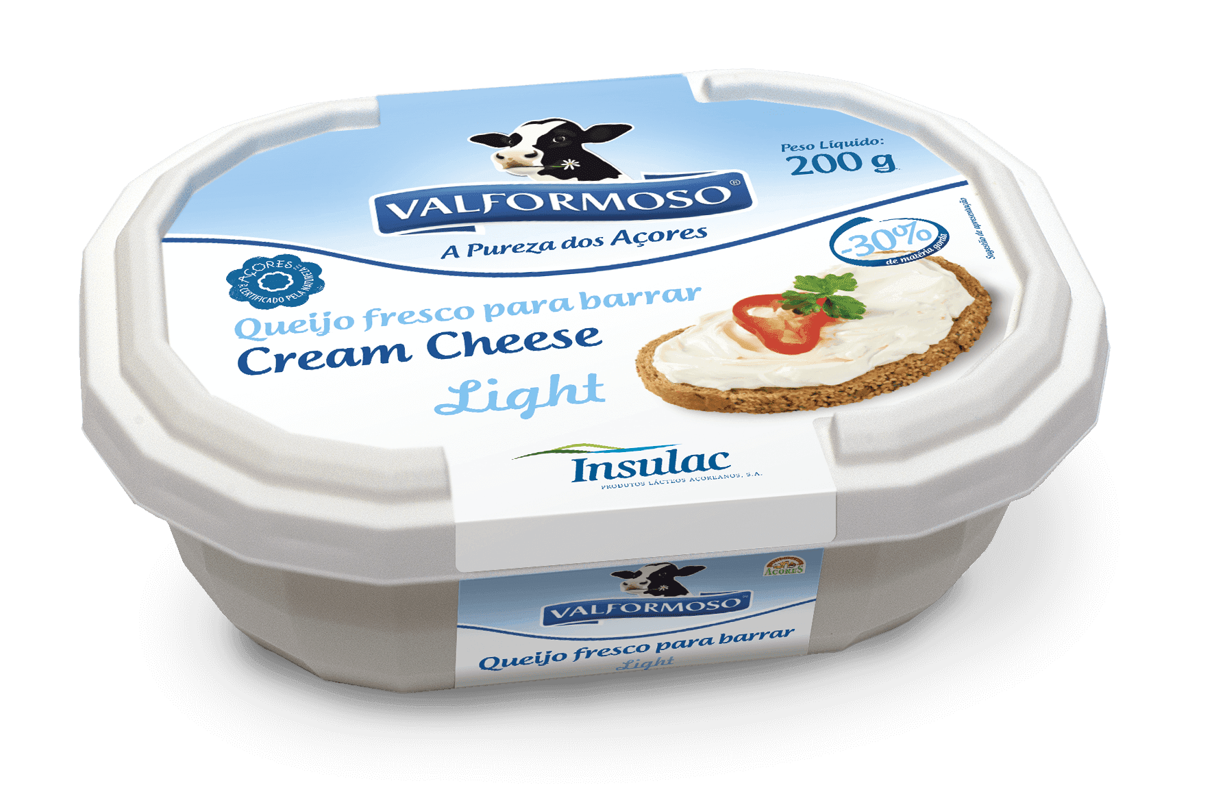 Queijo Fresco para Barrar Light Valformoso 200 gr